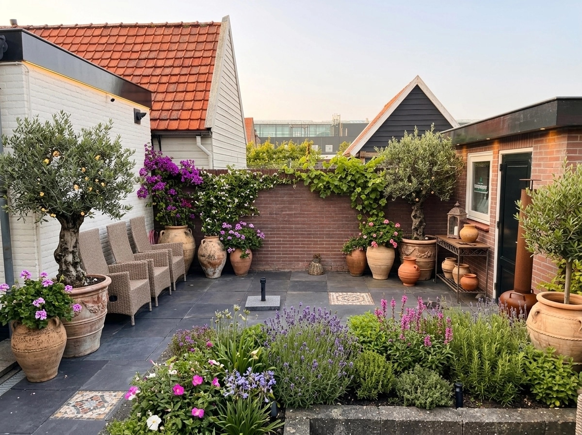Mediterranean Yard Yard design — yard photo by GenRoom AI