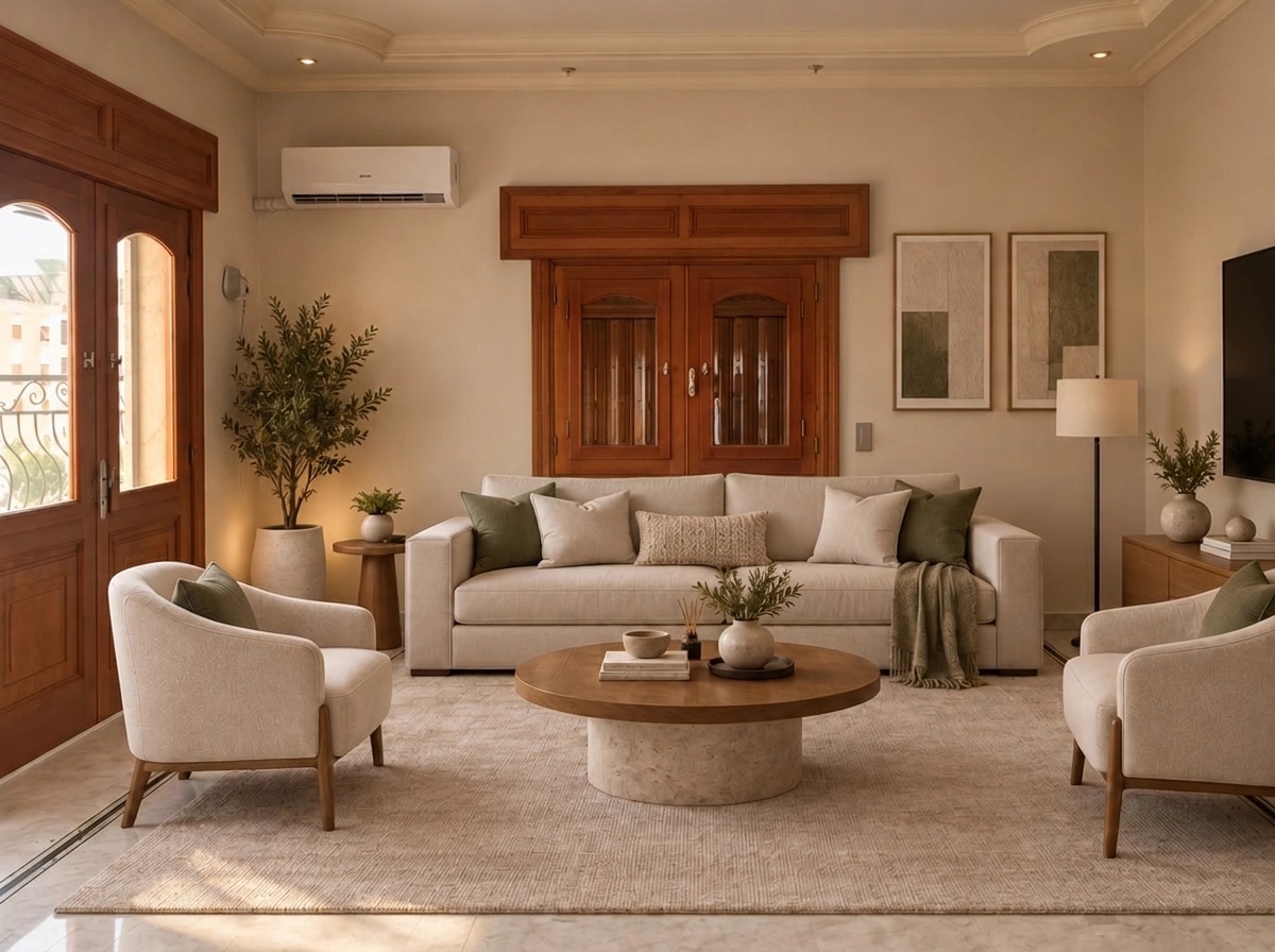 Interior design in Minimalism style — Living Room by GenRoom AI