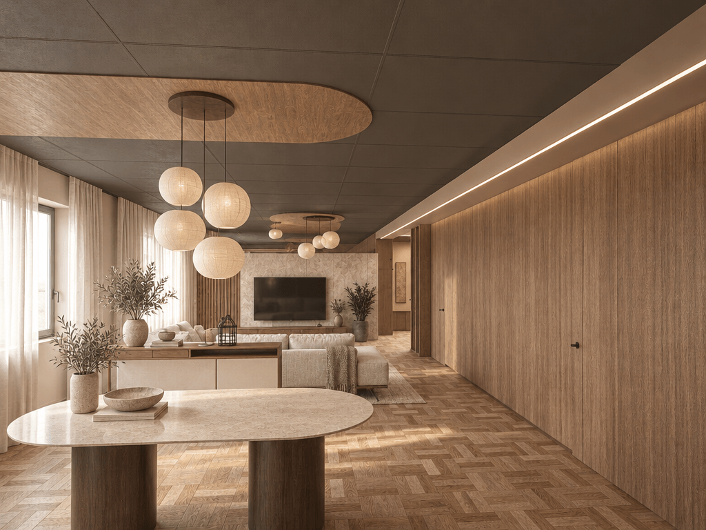 Interior design in Contemporary style — Living Room by GenRoom AI