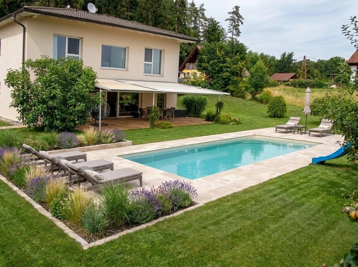 Yard design in no_style style — photo by GenRoom AI