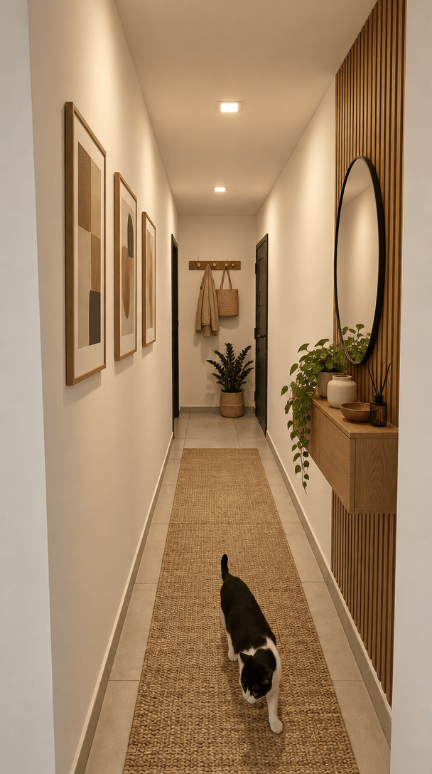 Hallway interior in no_style style — photo by GenRoom AI