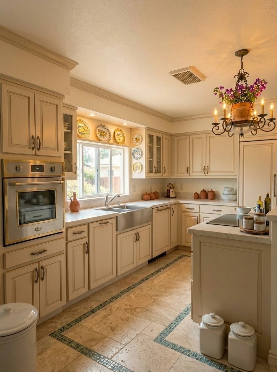 Mediterranean Kitchen design — interior photo by GenRoom AI