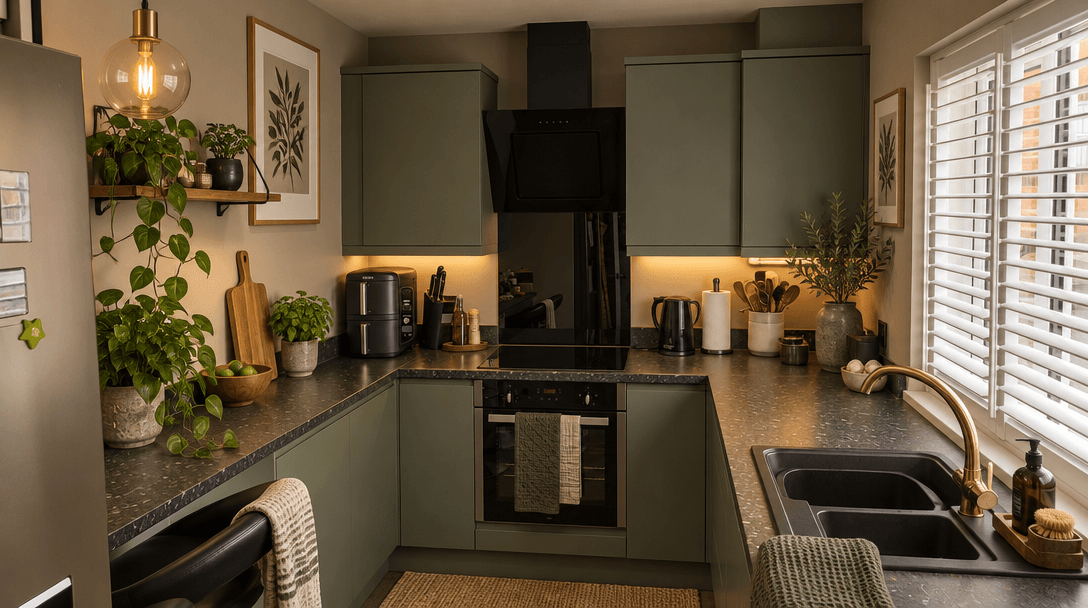 Kitchen interior in no_style style — photo by GenRoom AI