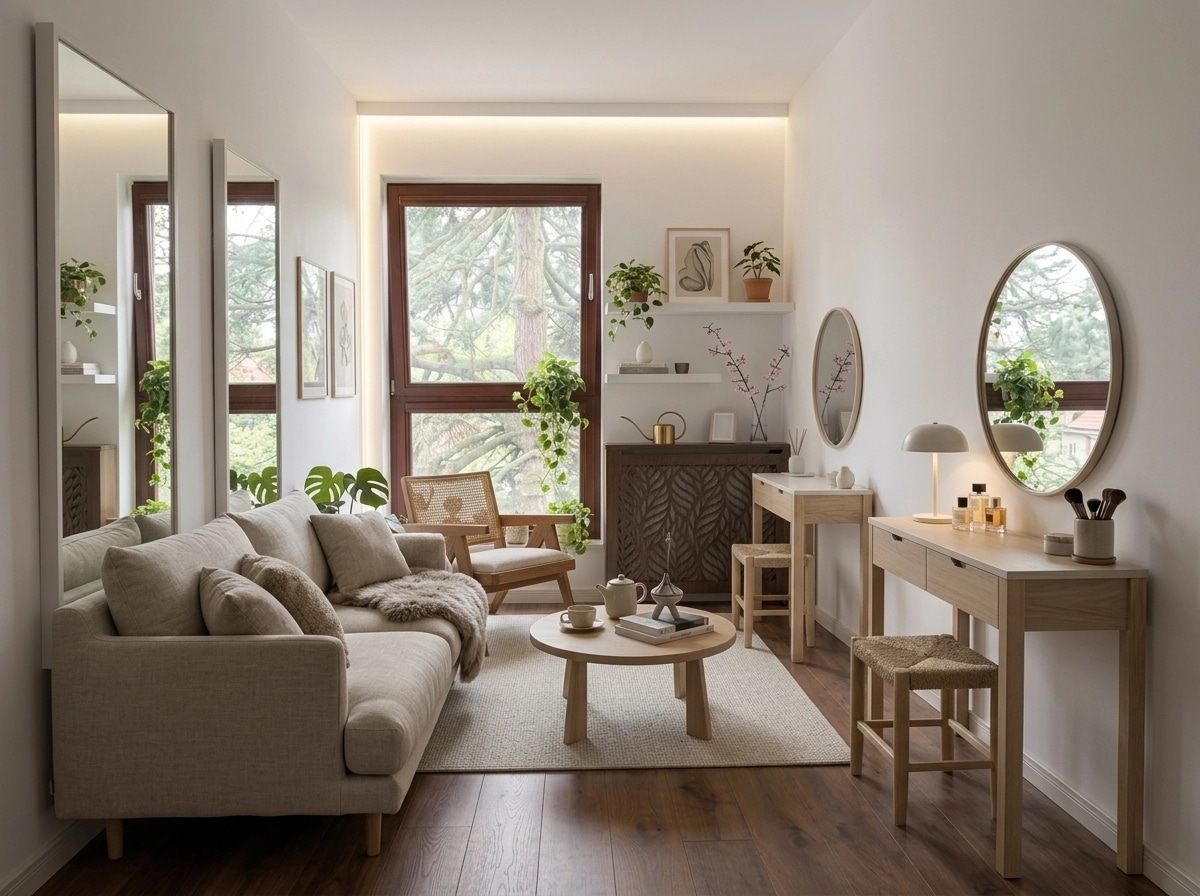 Scandinavian Living Room design — interior photo by GenRoom AI