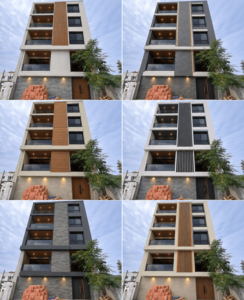 Facade design in Contemporary Facade style — Facade by GenRoom AI
