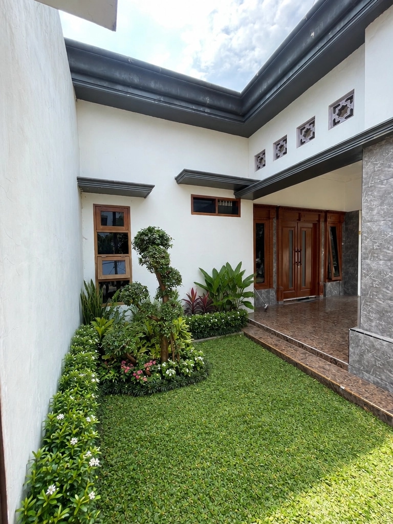 Landscape design in Minimalist Yard style — Yard by GenRoom AI