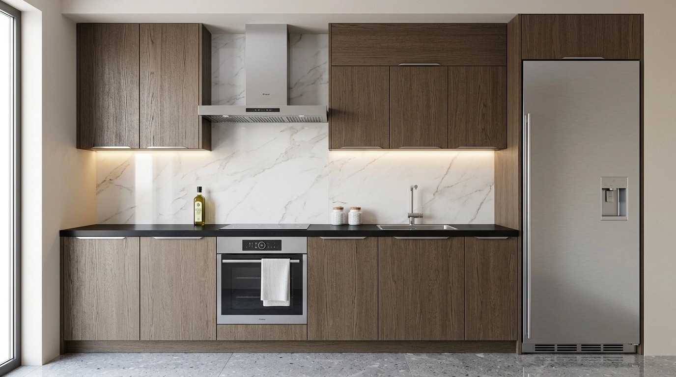 Kitchen interior in no_style style — photo by GenRoom AI