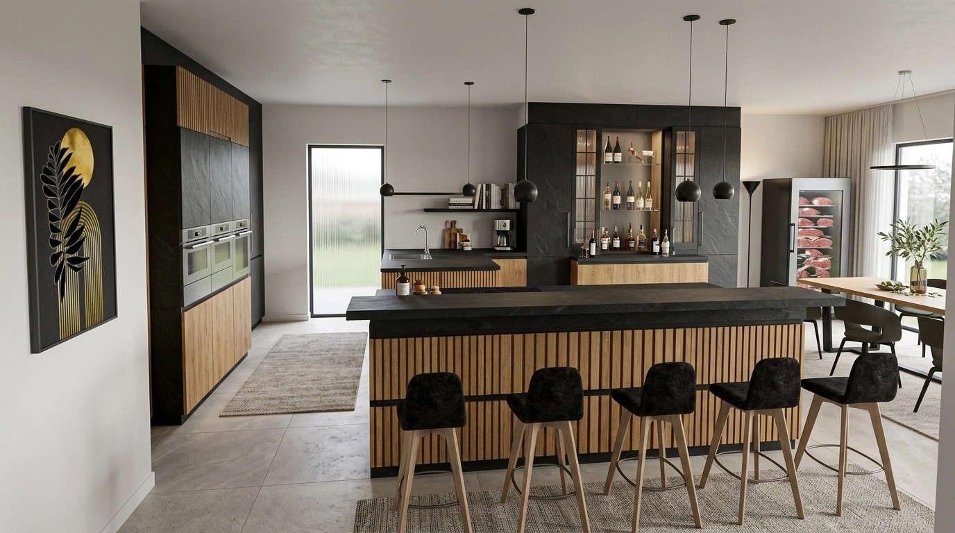 Kitchen interior in no_style style — photo by GenRoom AI