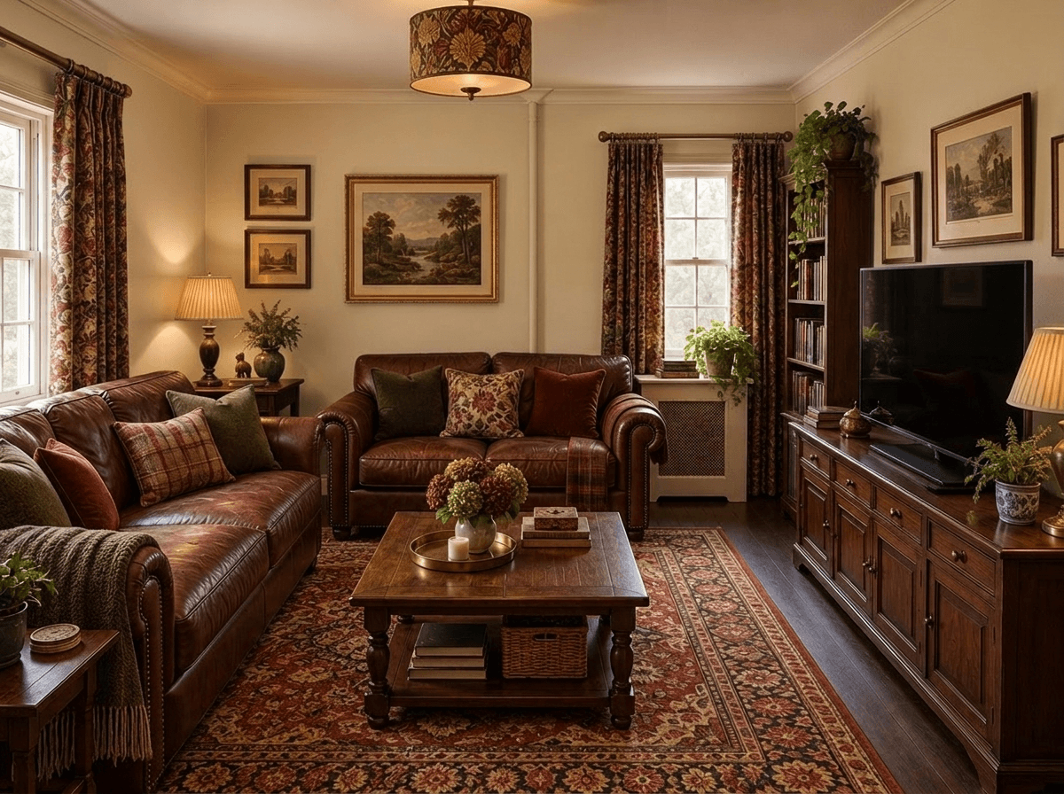 Interior design in British style — Living Room by GenRoom AI