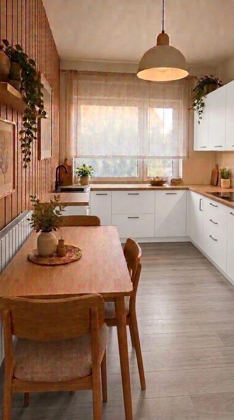 Interior design in Scandinavian style — Kitchen by GenRoom AI