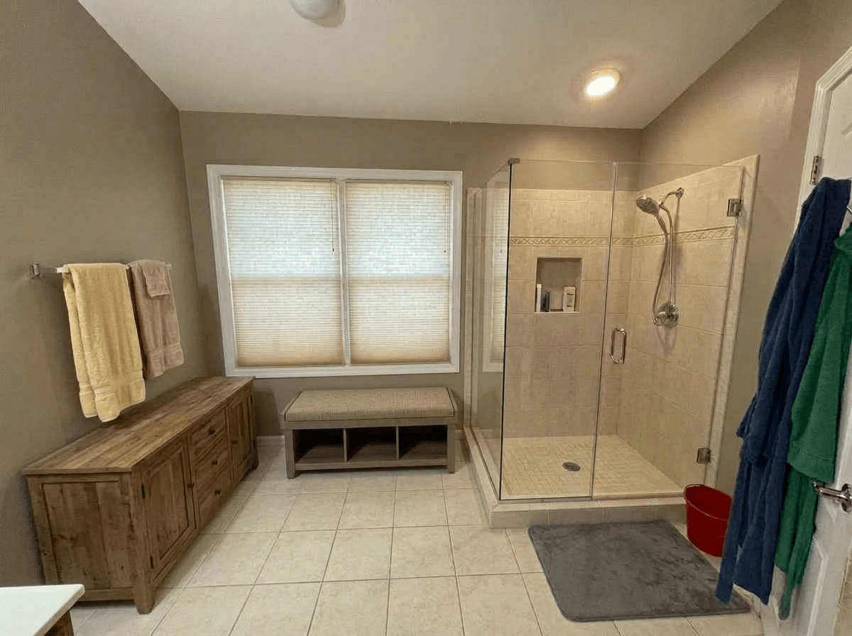 Bathroom interior in no_style style — photo by GenRoom AI