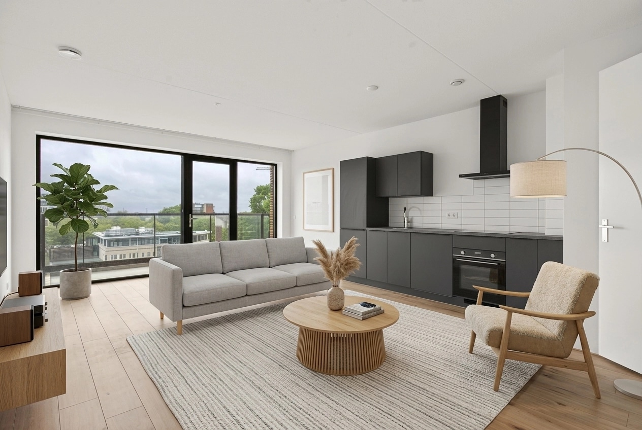Scandinavian Living Room design — interior photo by GenRoom AI