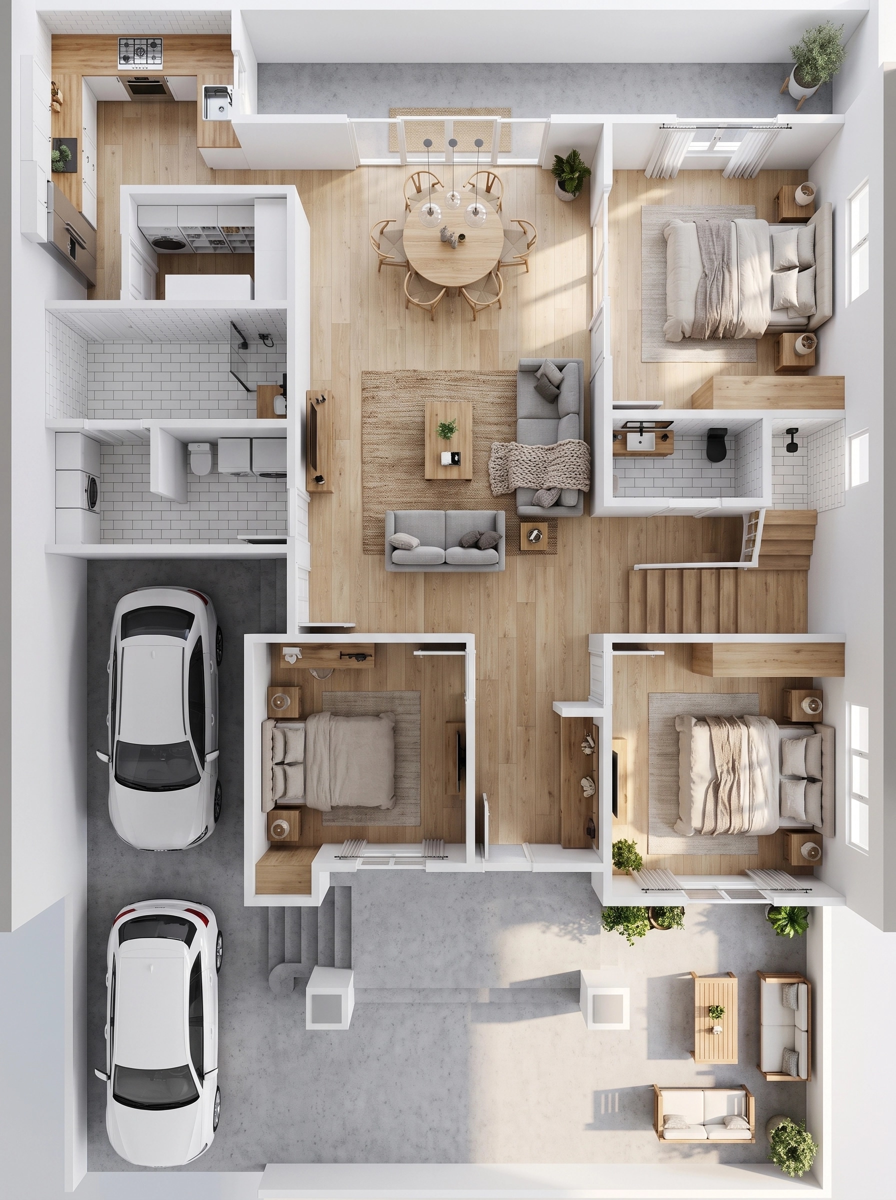 Scandinavian Living Room design — interior photo by GenRoom AI