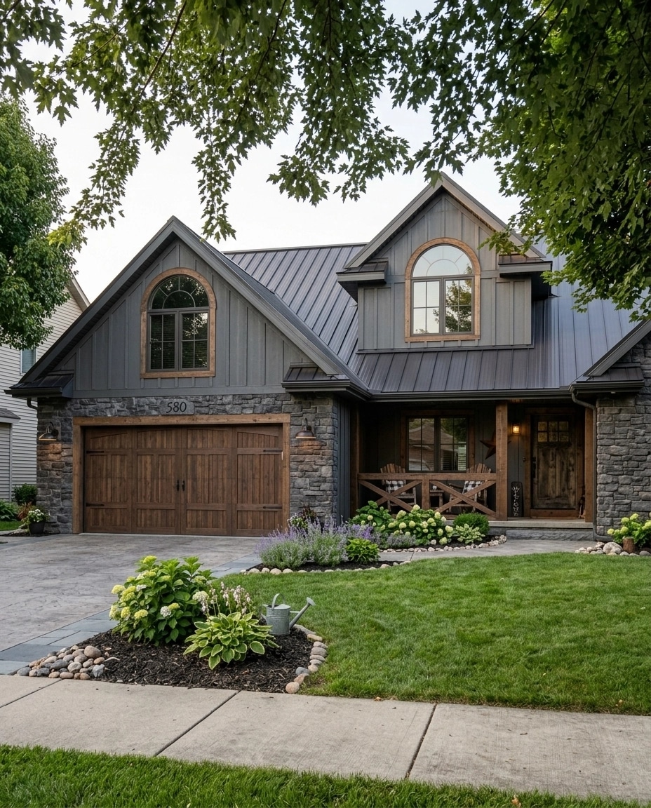 Facade design in Barnhouse Facade style — Facade by GenRoom AI