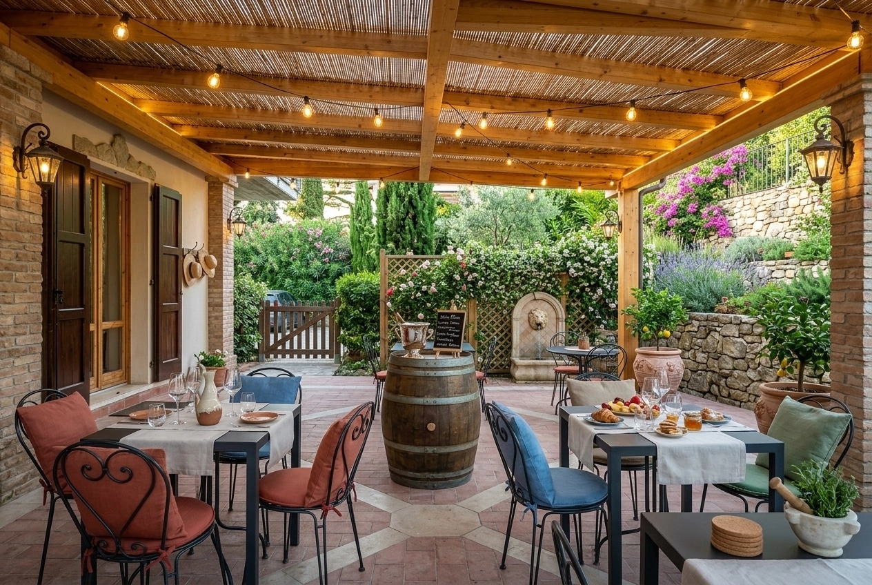 Mediterranean Yard Yard design — yard photo by GenRoom AI