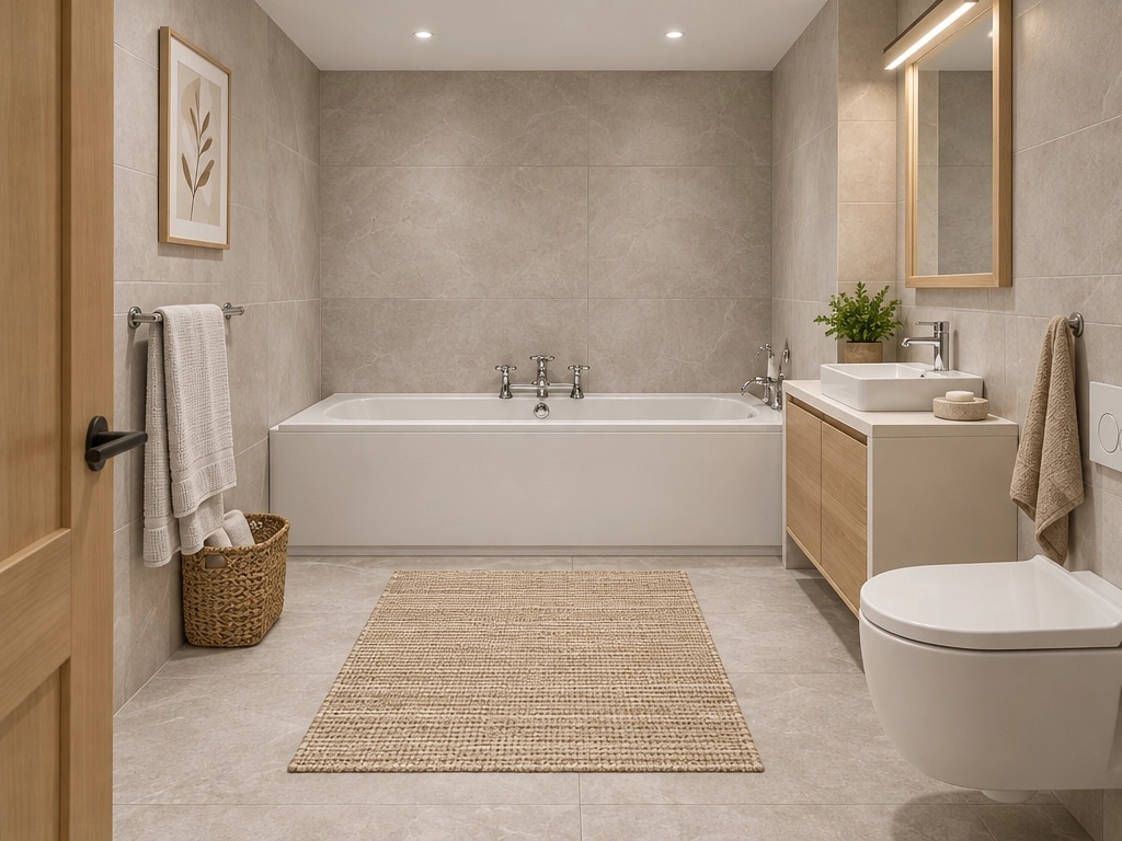 Interior design in Scandinavian style — Bathroom by GenRoom AI