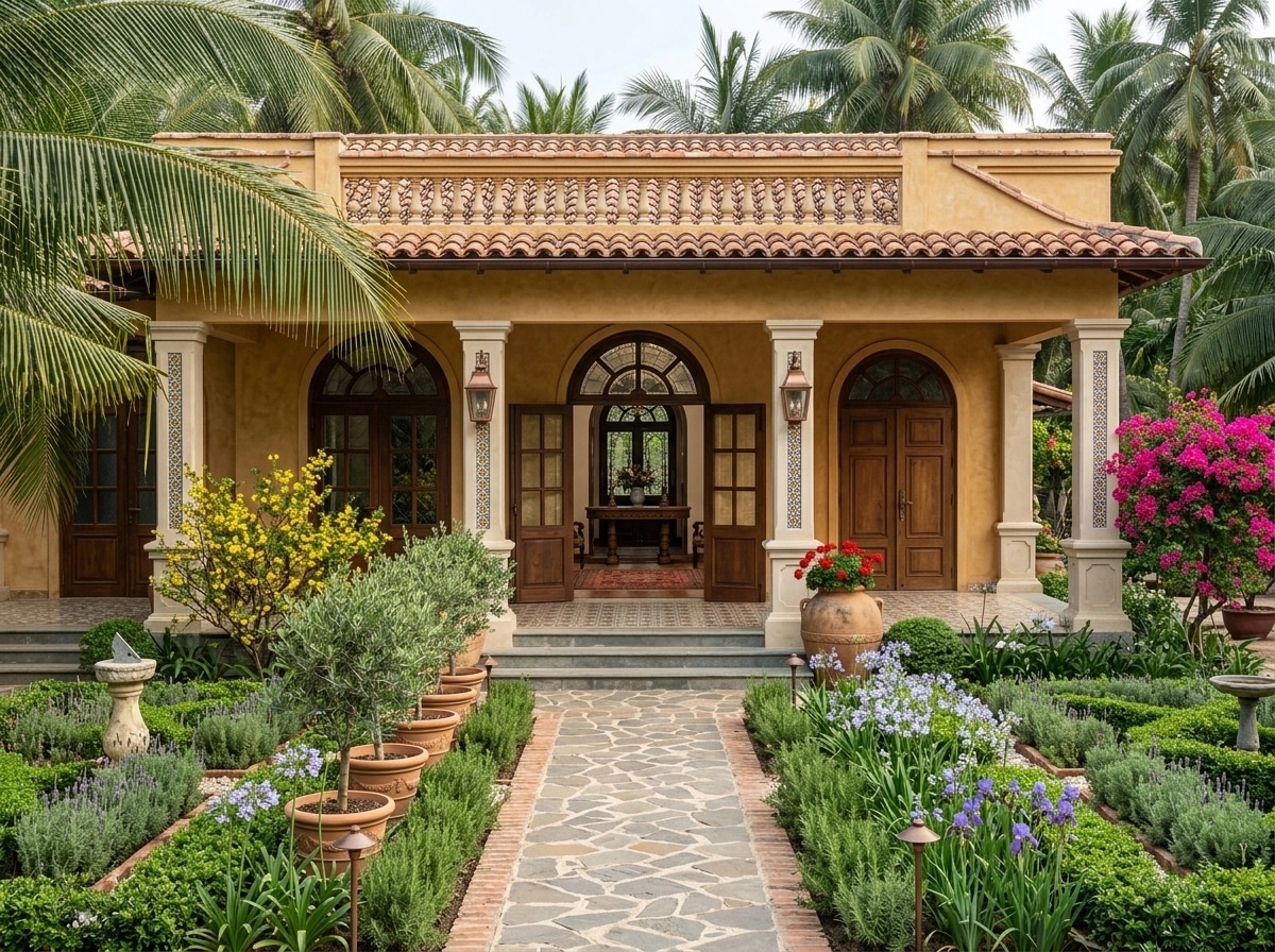 Mediterranean Facade Facade design — facade photo by GenRoom AI