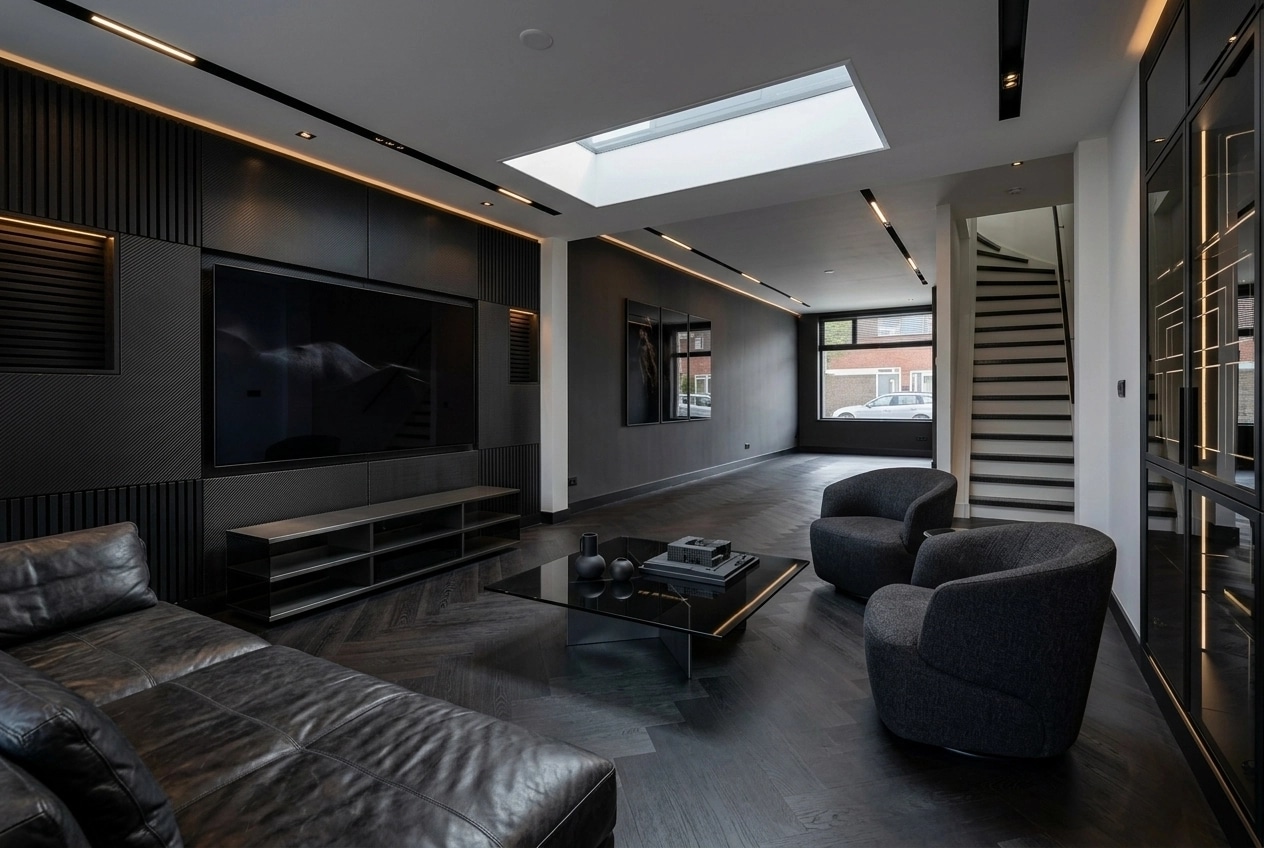 Interior design in Blacktec style — Living Room by GenRoom AI