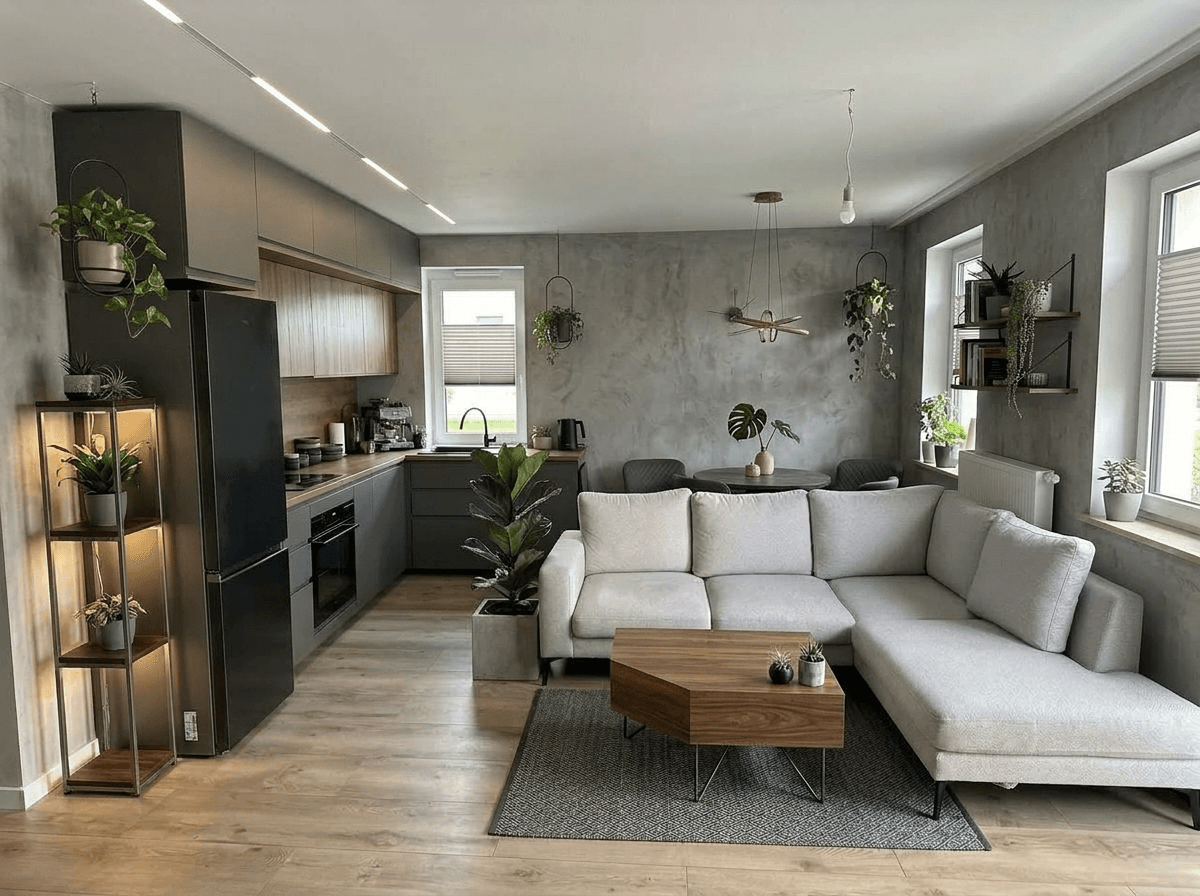 Kitchen interior in no_style style — photo by GenRoom AI