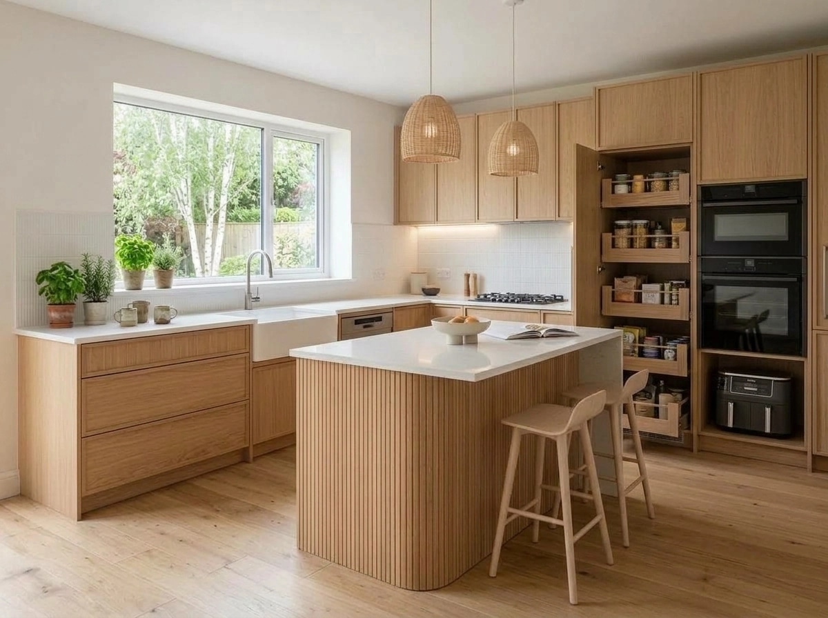 Scandinavian Kitchen design — interior photo by GenRoom AI