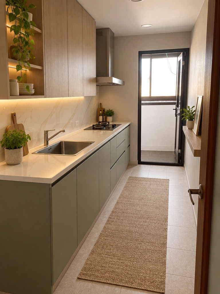 Kitchen interior in no_style style — photo by GenRoom AI