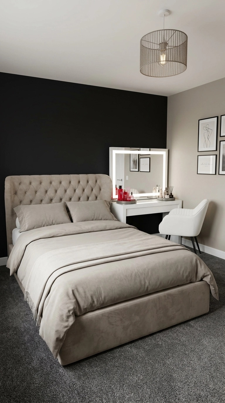 Contemporary Bedroom design — interior photo by GenRoom AI