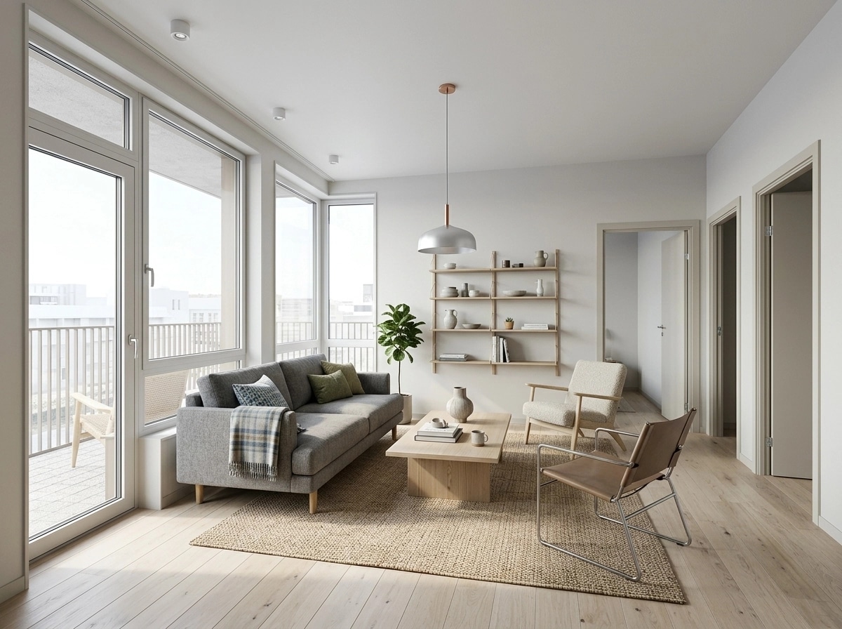 Scandinavian Living Room design — interior photo by GenRoom AI