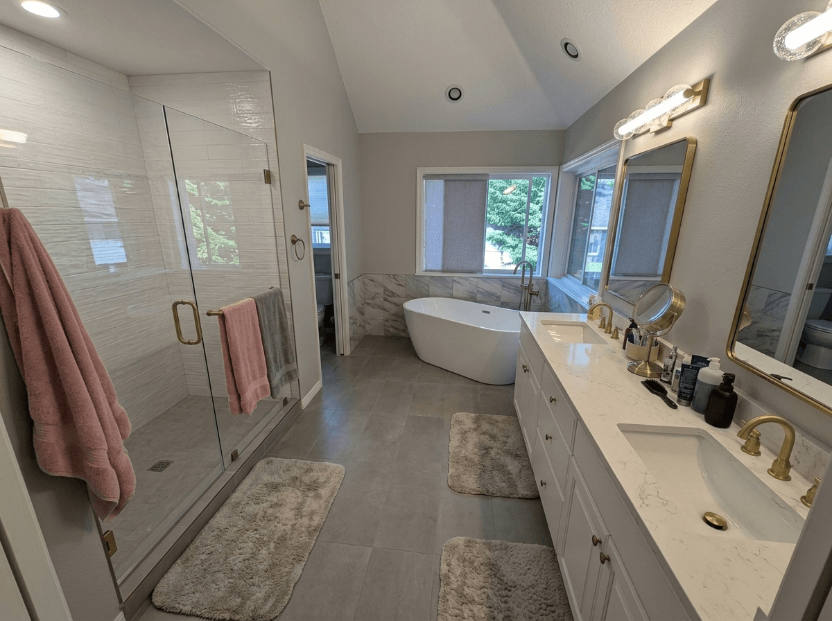 Bathroom interior in no_style style — photo by GenRoom AI