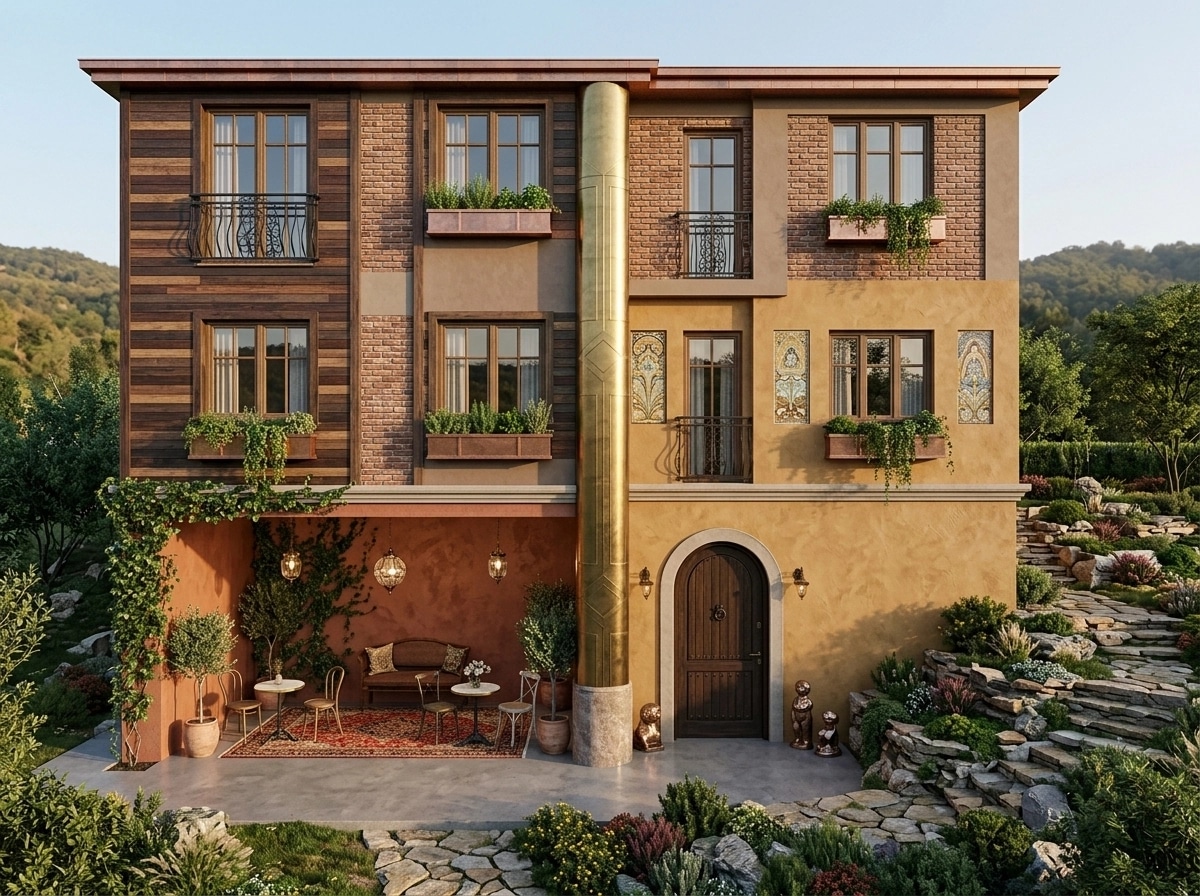 Facade design in Eclectic Facade style — Facade by GenRoom AI