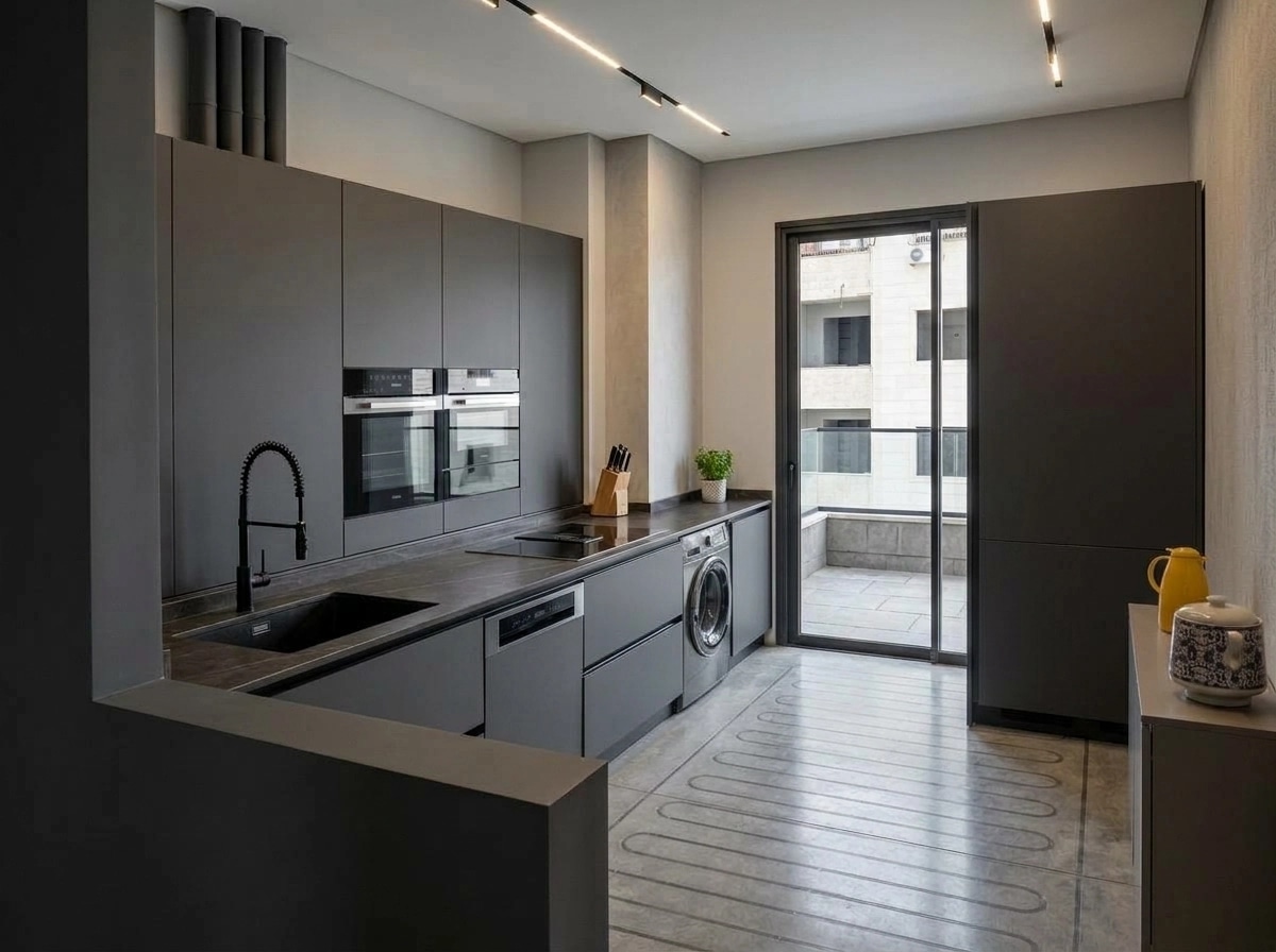 Interior design in Contemporary style — Kitchen by GenRoom AI