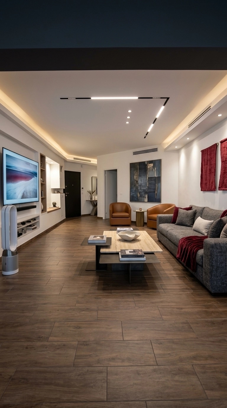 Interior design in Contemporary style — Living Room by GenRoom AI