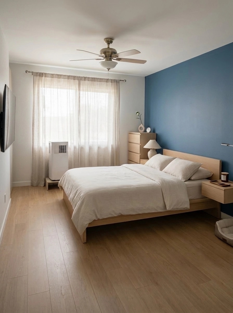 Minimalism Bedroom design — interior photo by GenRoom AI