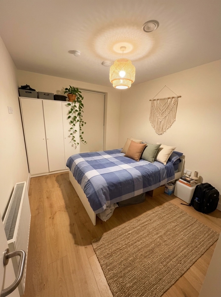 Mid-Century Modern Quarto design — interior photo by GenRoom AI