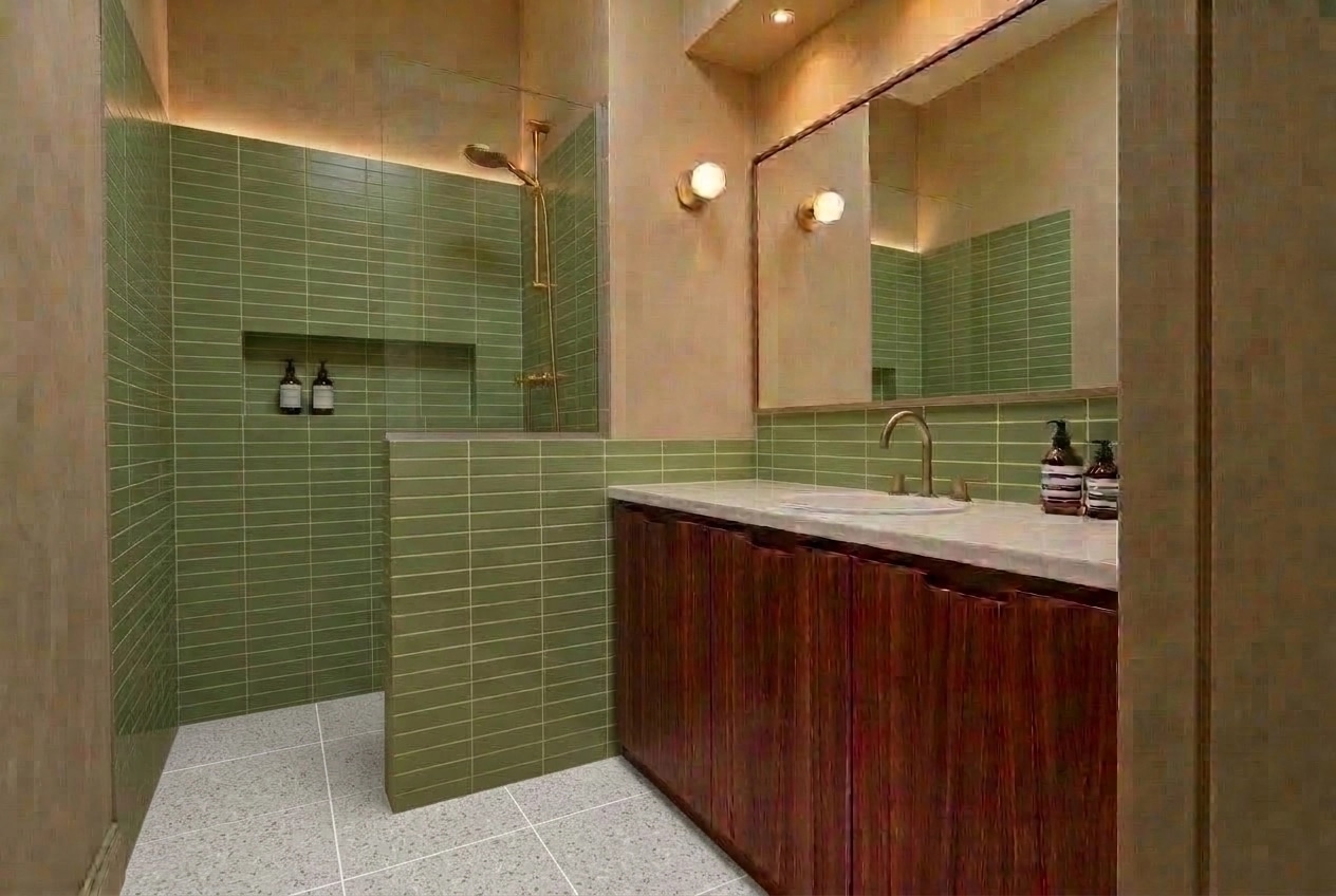 Bathroom interior in no_style style — photo by GenRoom AI