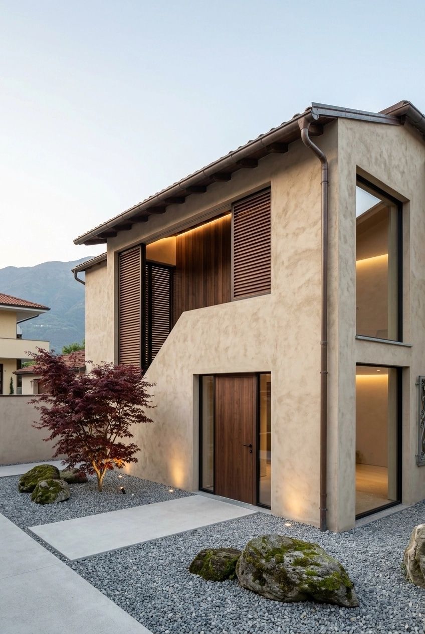 Minimalist Facade Facade design — facade photo by GenRoom AI