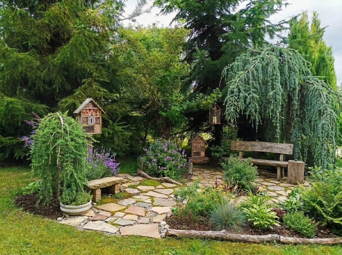 Country Rustic Garden Yard design — yard photo by GenRoom AI