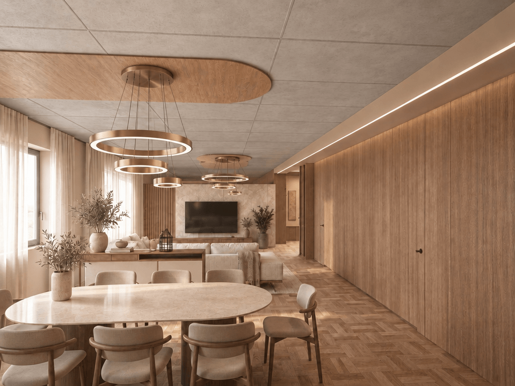 Interior design in Contemporary style — Living Room by GenRoom AI