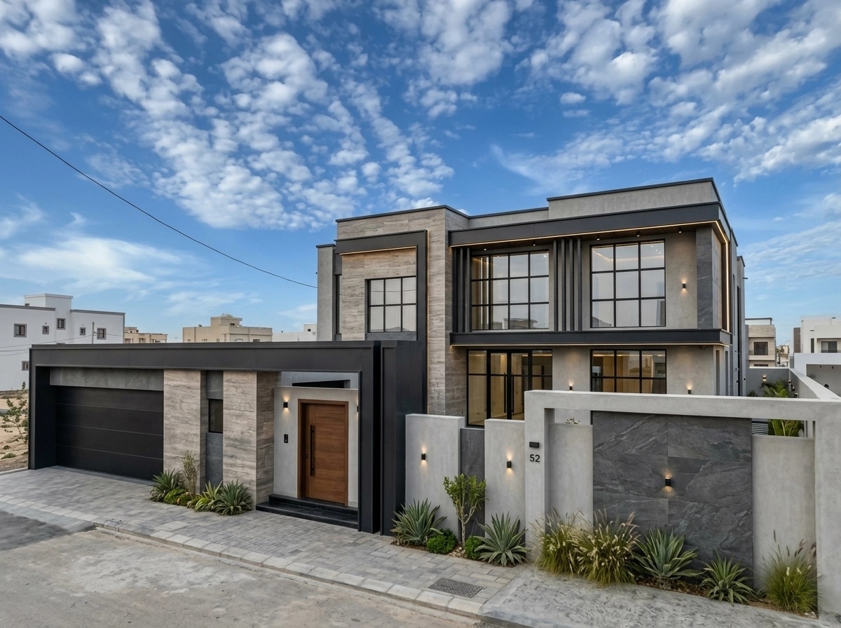 Contemporary Facade Facade design — facade photo by GenRoom AI