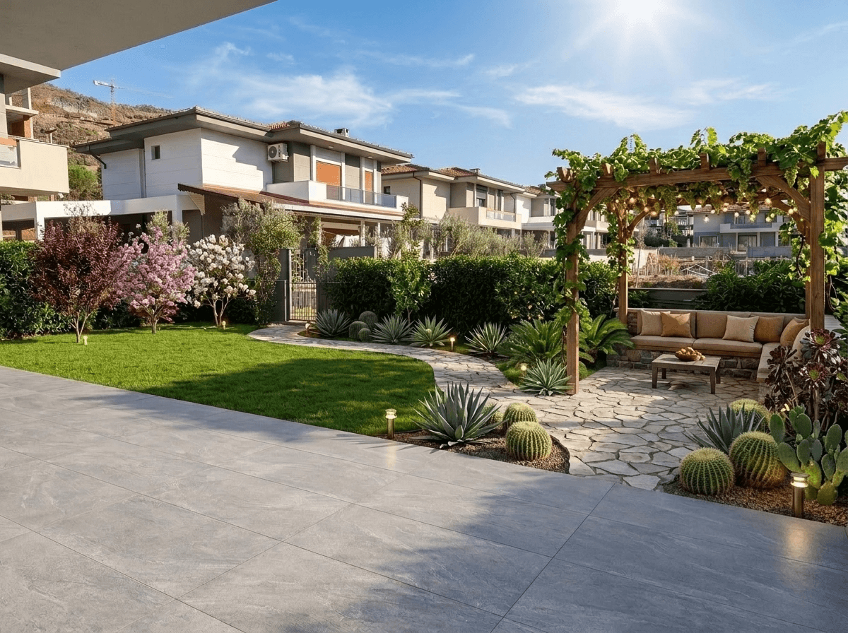 Yard design in no_style style — photo by GenRoom AI