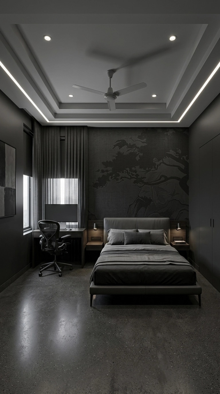 Minimalism Bedroom design — interior photo by GenRoom AI