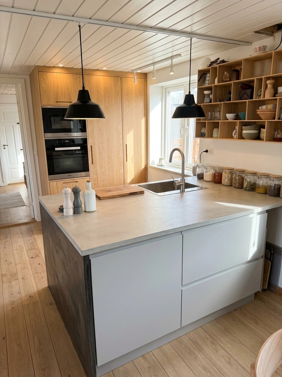 Scandinavian Kitchen design — interior photo by GenRoom AI