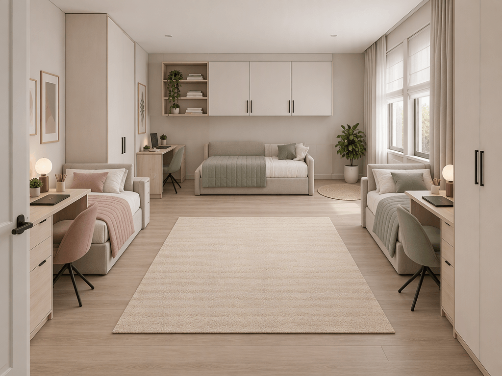 Minimalism Kids Room design — interior photo by GenRoom AI