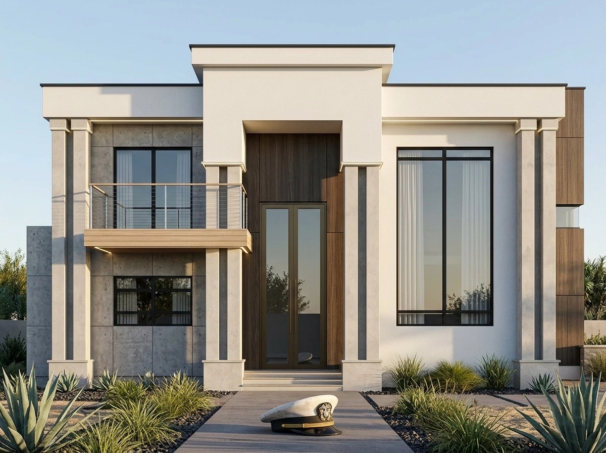 Contemporary Facade Facade design — facade photo by GenRoom AI