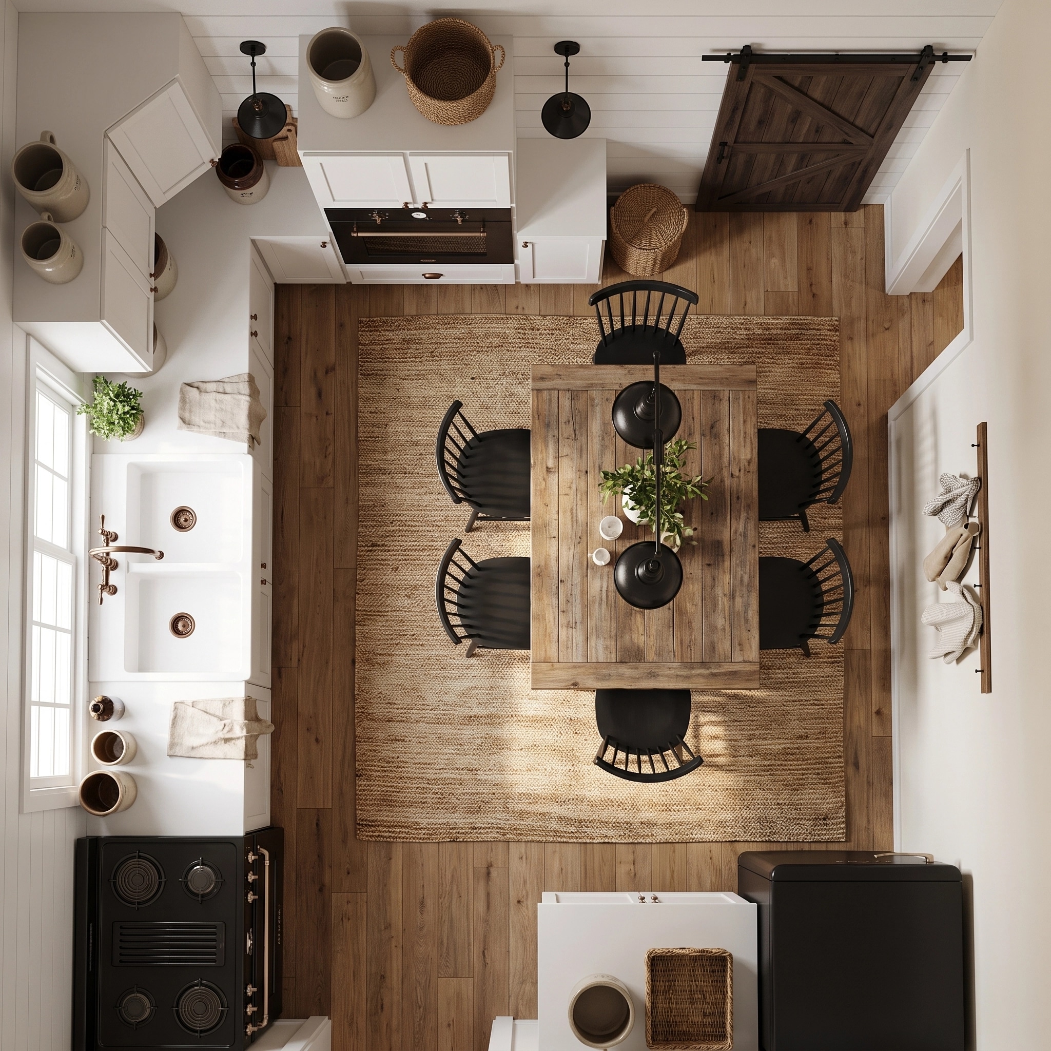 Interior design in Modern Farmhouse style — Living Room by GenRoom AI