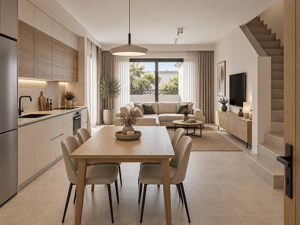 Interior design in Contemporary style — Living Room by GenRoom AI