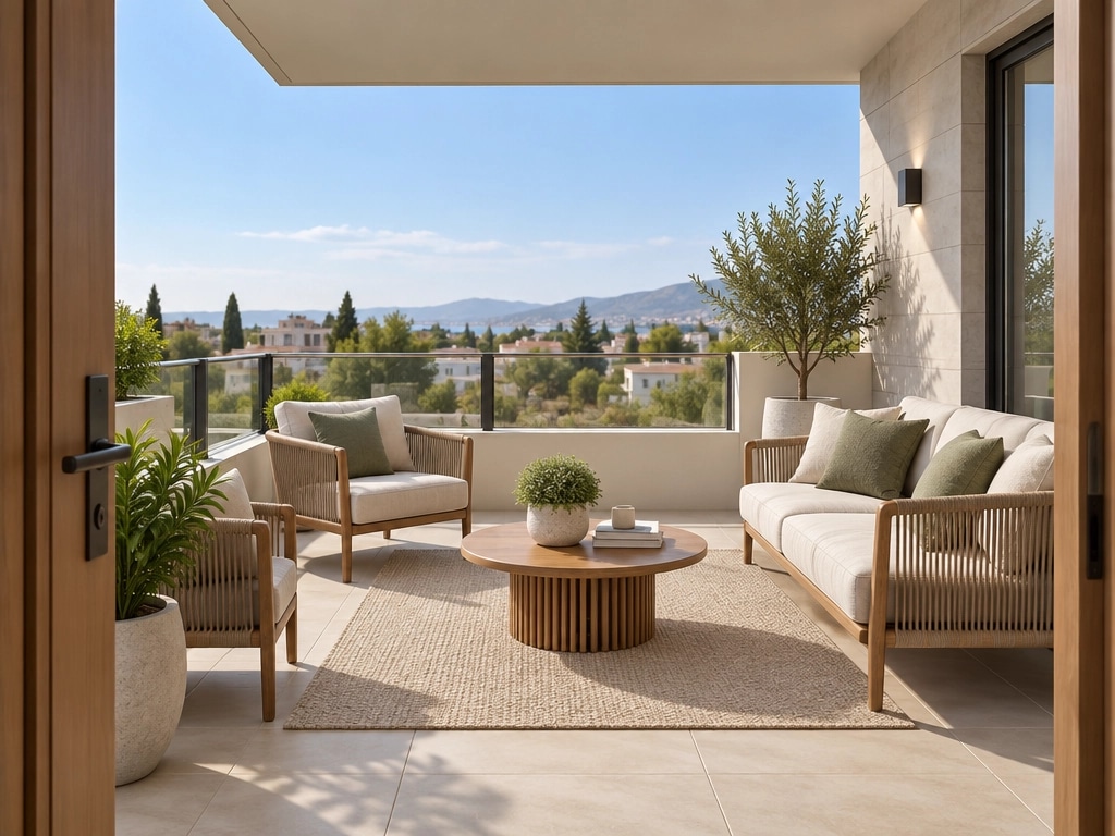 Interior design in Contemporary style — terrace by GenRoom AI