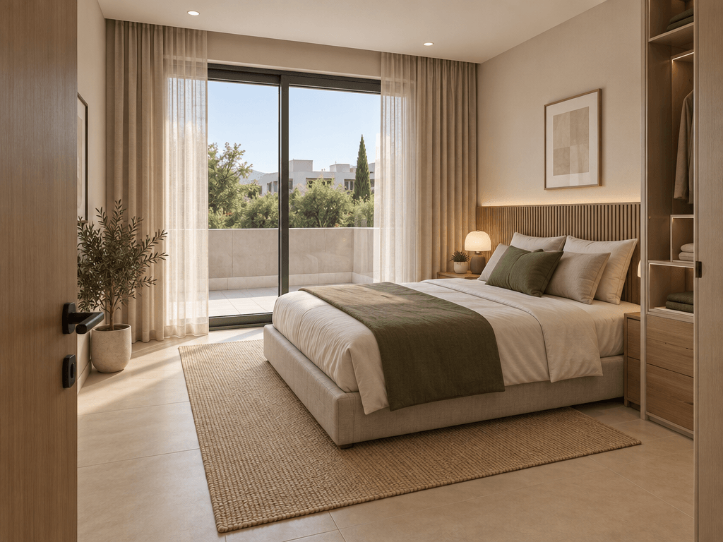 Contemporary Bedroom design — interior photo by GenRoom AI