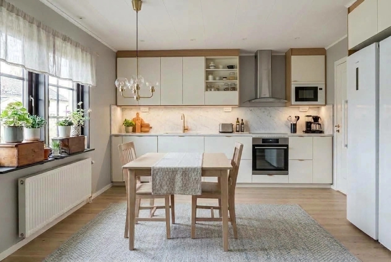 Scandinavian Kitchen design — interior photo by GenRoom AI