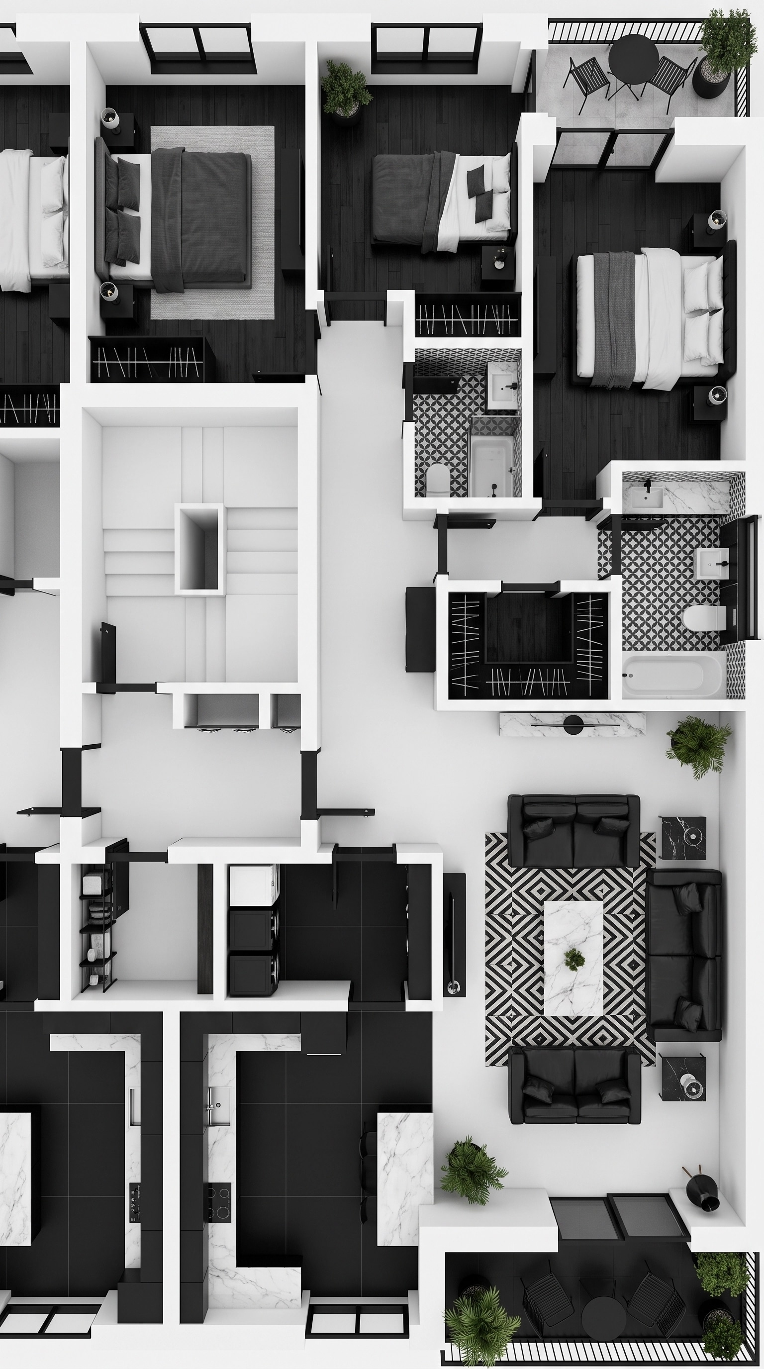 Interior design in Contemporary style — Living Room by GenRoom AI