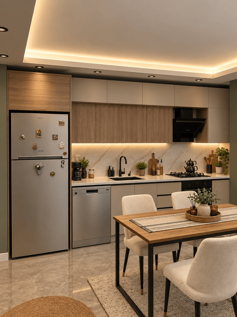 Interior design in Contemporary style — Kitchen by GenRoom AI